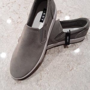 DKNY Men's Loafer Gray Suede Size 13